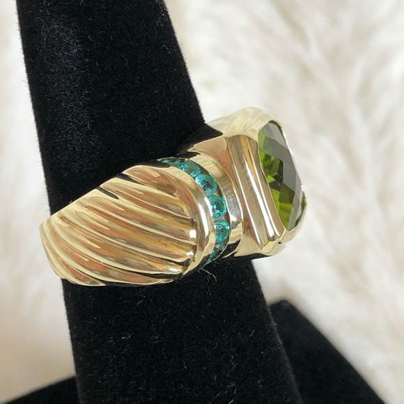David Yurman Peridot Ring - Picture 8 of 12